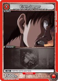 Eren Jaeger (090) (Box Topper Foil) | UE10BT: Attack on Titan | Common | #UE10BT/AOT-1-090