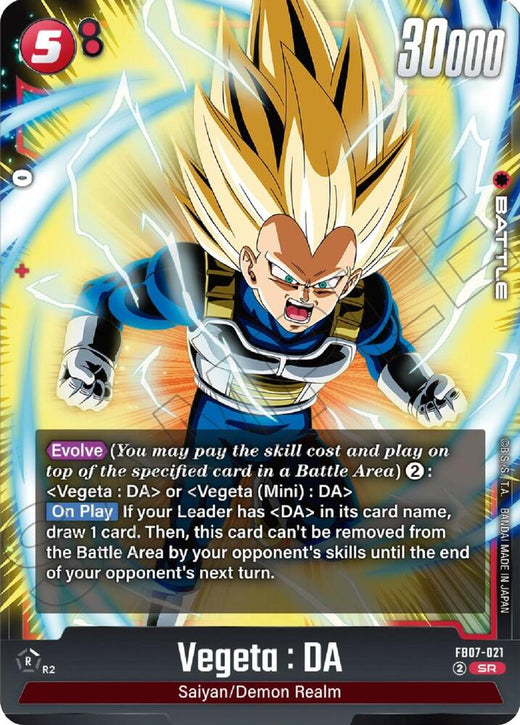 Vegeta : DA FB07-021 SR Foil