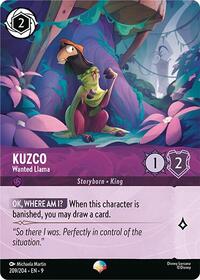 Kuzco - Wanted Llama (Epic) 209/204 Epic Holofoil