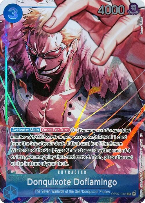 Donquixote Doflamingo (Seven Warlords of the Sea Binder Set) OP07-048 UC Foil