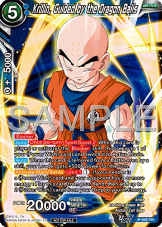 Krillin, Guided by the Dragon Balls (Ultra-Bout Series Tournament Pack Vol.13) P-699 Promo