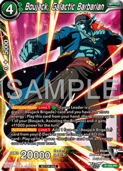 Boujack, Galactic Barbarian (Ultra-Bout Series Tournament Pack Vol.13) P-705 Promo