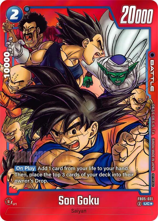 Son Goku - FB05-031 (Paquete Limitado Versión MANGA 01) FB05-031 UC Foil