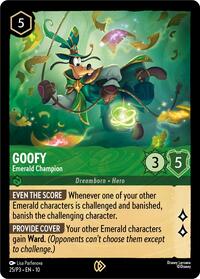 Goofy - Emerald Champion | Disney Lorcana Promo Cards | Promo | Cold Foil | #25