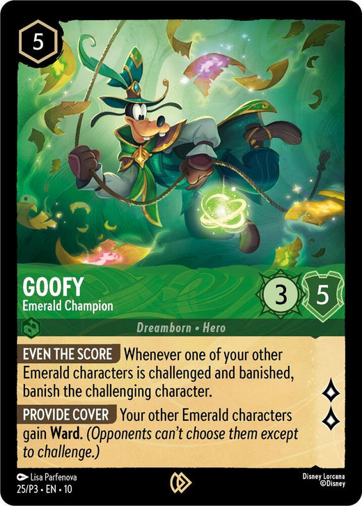 Goofy - Emerald Champion 25 Promo Cold Foil