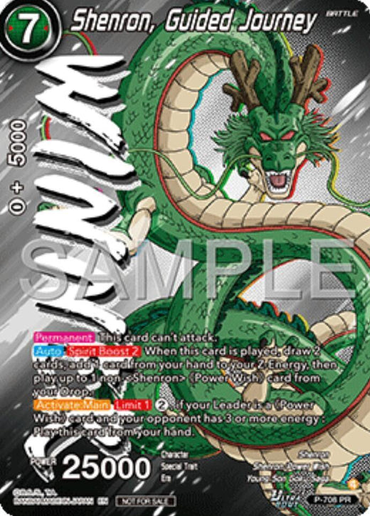 Shenron, Guided Journey (Ultra-Bout Series Tournament Pack Vol.13) (Winner) P-708 Promo Foil