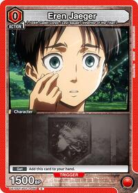 Eren Jaeger (090) | UE10ST: Attack on Titan Starter Deck | Common | Normal | #UE10ST/AOT-1-090