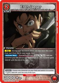 Eren Jaeger (091) | UE10ST: Attack on Titan Starter Deck | Rare | Normal | #UE10ST/AOT-1-091