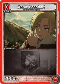 Annie Leonhart | UE10ST: Attack on Titan Starter Deck | Common | Normal | #UE10ST/AOT-1-101