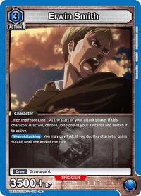 Erwin Smith | UE10ST: Attack on Titan Starter Deck | Rare | Normal | #UE10ST/AOT-1-111