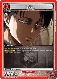 Levi (073) | UE10BT: Attack on Titan | Rare | Foil | #UE10BT/AOT-1-073