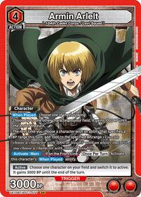 Armin Arlelt (077) | UE10BT: Attack on Titan | Super Rare | Foil | #UE10BT/AOT-1-077