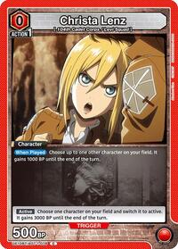 Christa Lenz | UE10BT: Attack on Titan | Common | Normal | #UE10BT/AOT-1-078