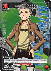 Conny Springer (079) (U*) | UE10BT: Attack on Titan | Uncommon 1-Star | Foil | #UE10BT/AOT-1-079
