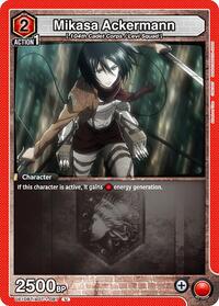 Mikasa Ackermann (087) | UE10BT: Attack on Titan | Uncommon | Normal | #UE10BT/AOT-1-087