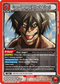 Eren Jaeger (Attack Titan) (093) | UE10BT: Attack on Titan | Uncommon | Normal | #UE10BT/AOT-1-093