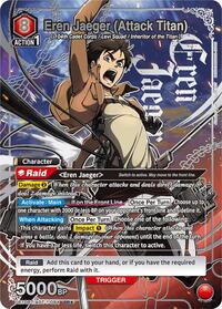 Eren Jaeger (Attack Titan) (094) (SR*) | UE10BT: Attack on Titan | Super Rare 1-Star | Foil | #UE10BT/AOT-1-094