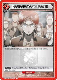 Dedicate Your Heart!! | UE10BT: Attack on Titan | Uncommon | Normal | #UE10BT/AOT-1-097