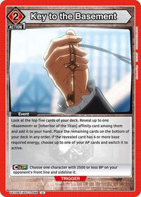 Key to the Basement | UE10BT: Attack on Titan | Uncommon | Normal | #UE10BT/AOT-1-098