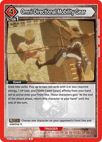 Omni-Directional Mobility Gear | UE10BT: Attack on Titan | Rare | Foil | #UE10BT/AOT-1-099