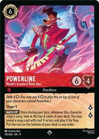 Powerline - World's Greatest Rock Star 110/204 Super Rare