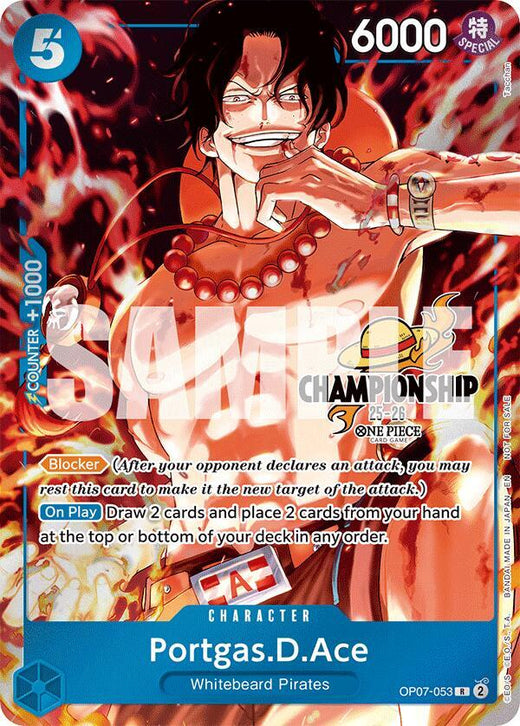 Portgas.D.Ace (CS 25-26 Celebration Pack) OP07-053 R Foil