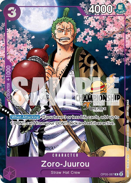 Zoro-Juurou (CS 25-26 Event Pack Finalist Ver.) OP05-067 R Foil