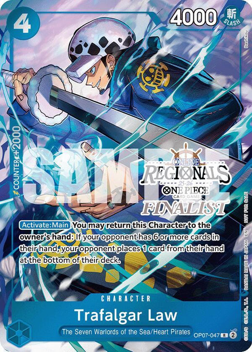 Trafalgar Law (Online Regional Finalist Card Set 2025 Vol.2) OP07-047 R Foil