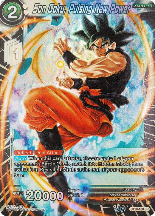Son Goku, Pulsing New Power BT28-108 Super Rare Foil