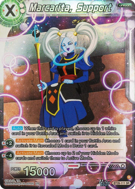 Marcarita, Support BT28-111 Super Rare Foil
