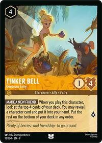 Tinker Bell - Generous Fairy 12/204 Uncommon