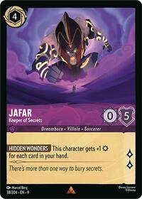 Jafar - Keeper of Secrets 38/204 Rare
