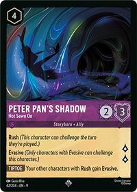 Peter Pan's Shadow - Not Sewn On 42/204 Super Rare
