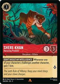 Shere Khan - Menacing Predator 104/204 Rare