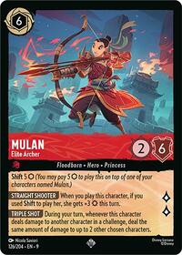 Mulan - Elite Archer 126/204 Super Rare