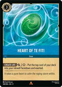 Heart of Te Fiti 168/204 Rare