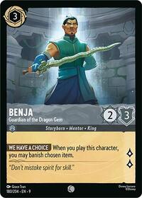 Benja - Guardian of the Dragon Gem 180/204 Common