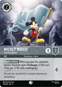 Mickey Mouse - Standard Bearer (Epic) 221/204 Epic Holofoil