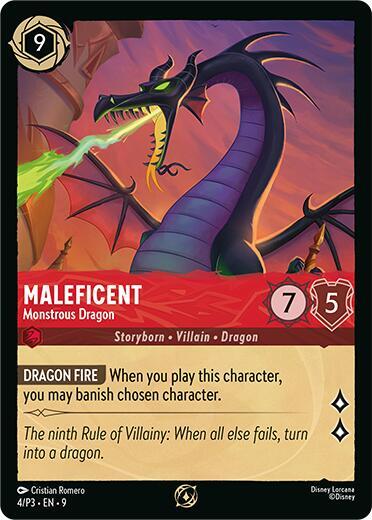 Maleficent - Monstrous Dragon (Store Championship Participant) 4 Promo