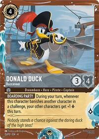 Donald Duck - Buccaneer (Disney Cruise Promo) | Disney Lorcana Promo Cards | Promo | Holofoil | #15