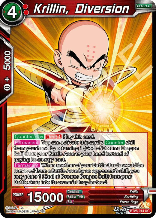 Krillin, Diversion BT28-014 Uncommon