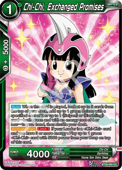 Chi-Chi, Exchanged Promises BT28-060 Uncommon