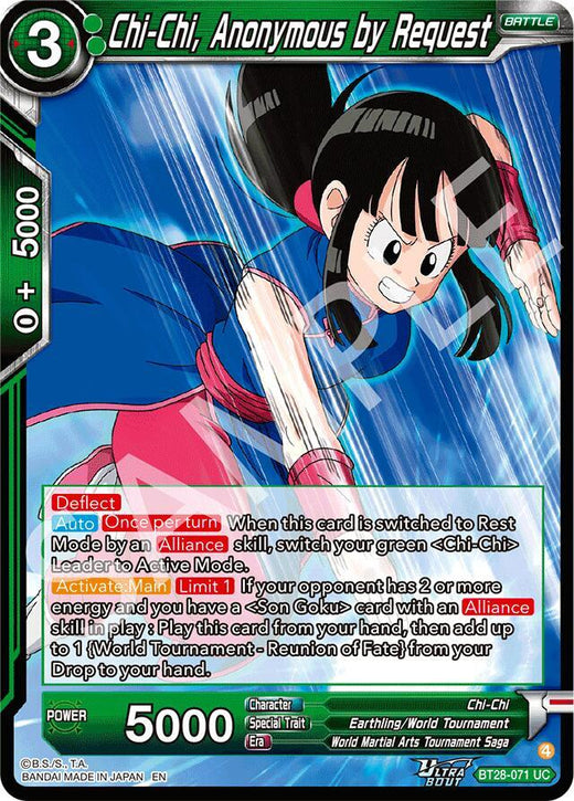 Chi-Chi, Anonymous by Request BT28-071 Uncommon
