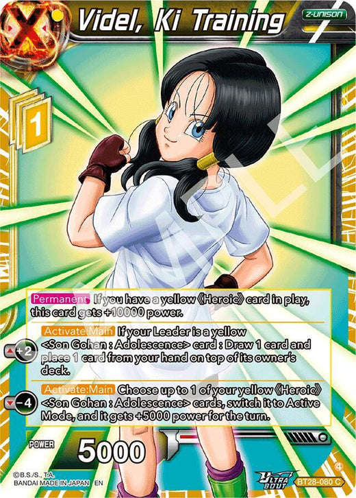 Videl, Ki Training BT28-080 Common