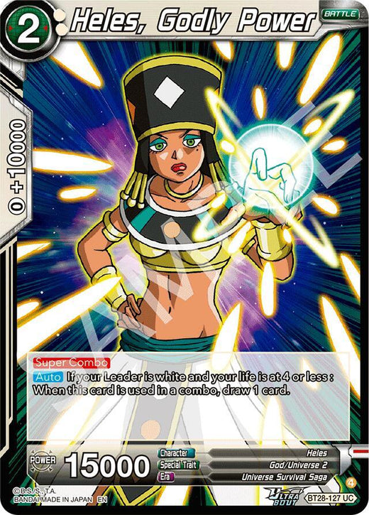 Heles, Godly Power BT28-127 Uncommon