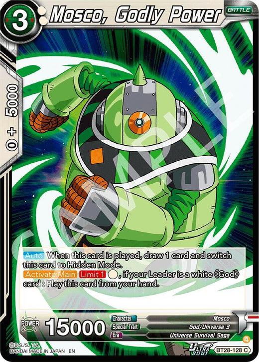 Mosco, Godly Power BT28-128 Common