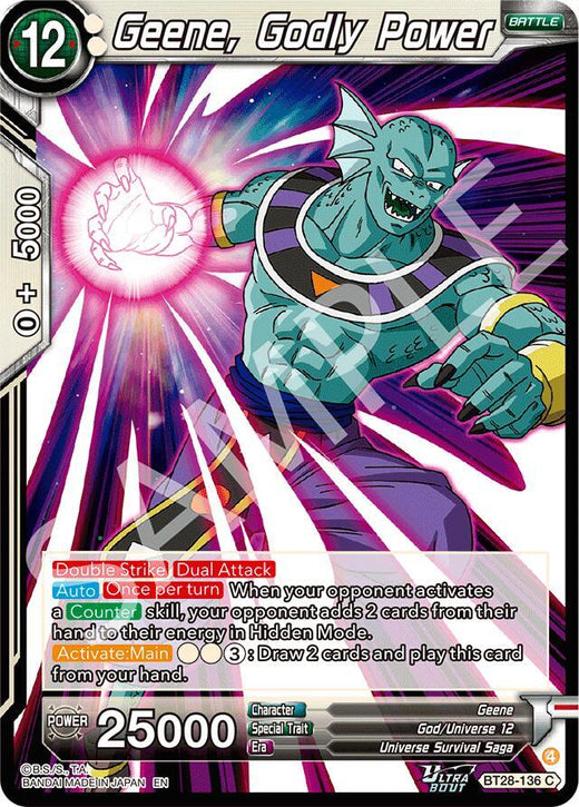Geene, Godly Power BT28-136 Common