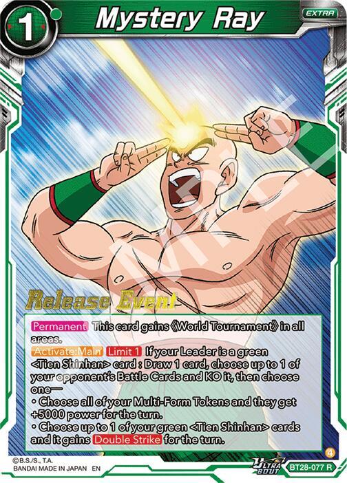 Mystery Ray BT28-077 Rare Foil