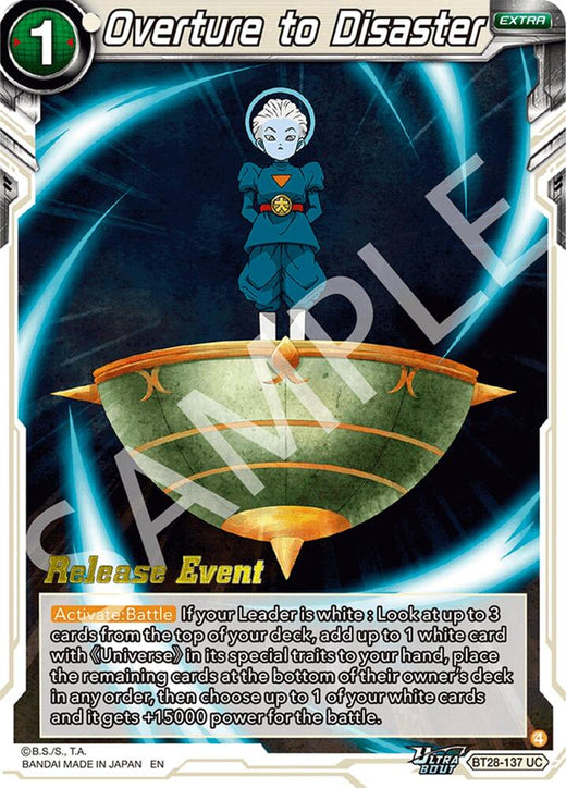 Overture to Disaster BT28-137 Uncommon Foil