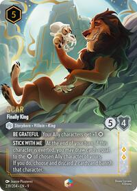 Scar - Finally King (Enchanted) 239/204 Enchanted Holofoil
